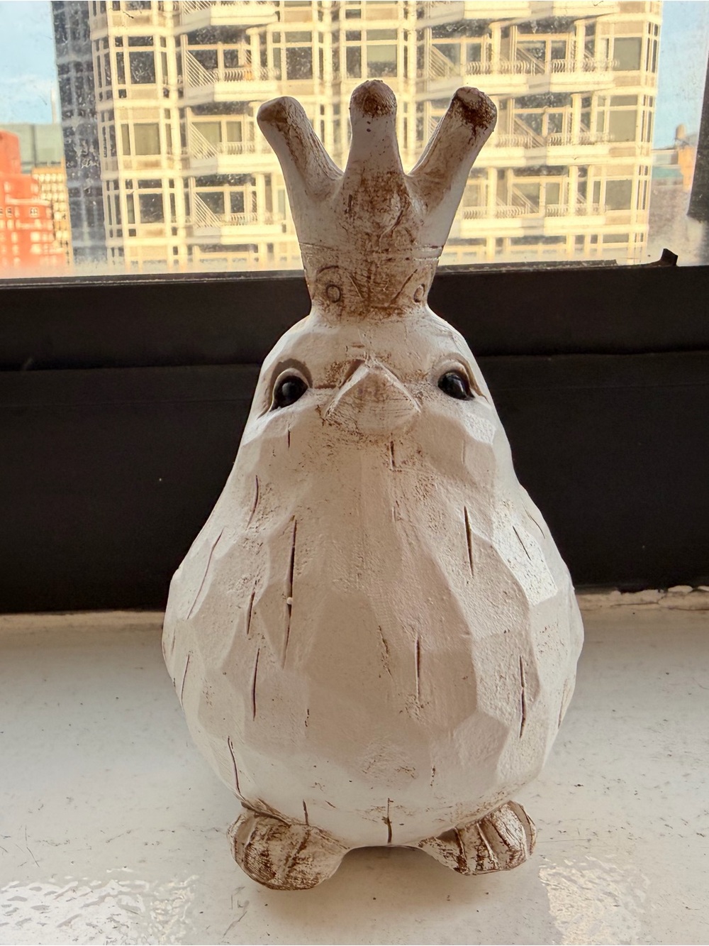 Decorative Small Figurine - Crowned Bird